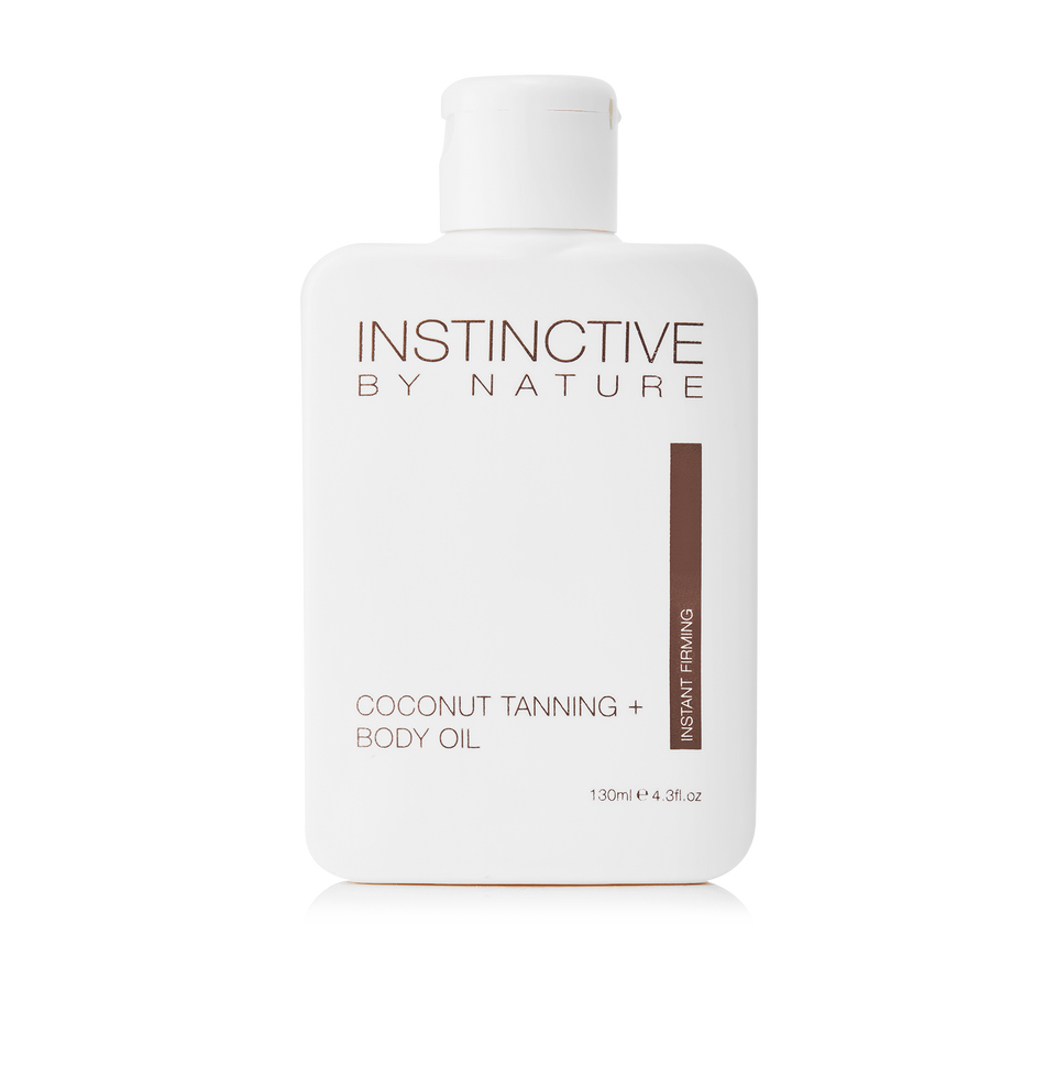 Instinctive by Nature Coconut Tanning + Body Oil | Instant Firming - THE SKIN CO.